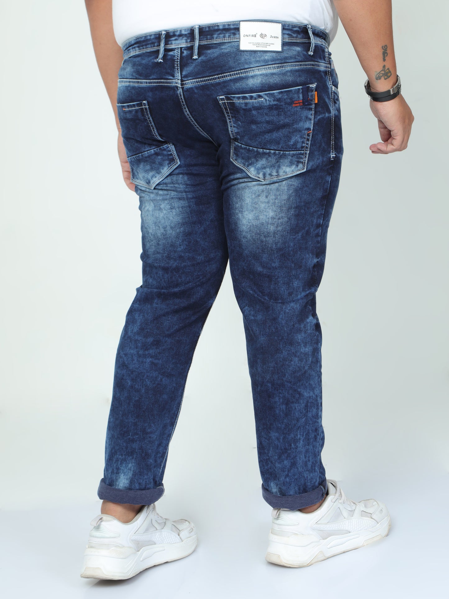 NomadQuest Light Blue Plus size Jeans A1572A