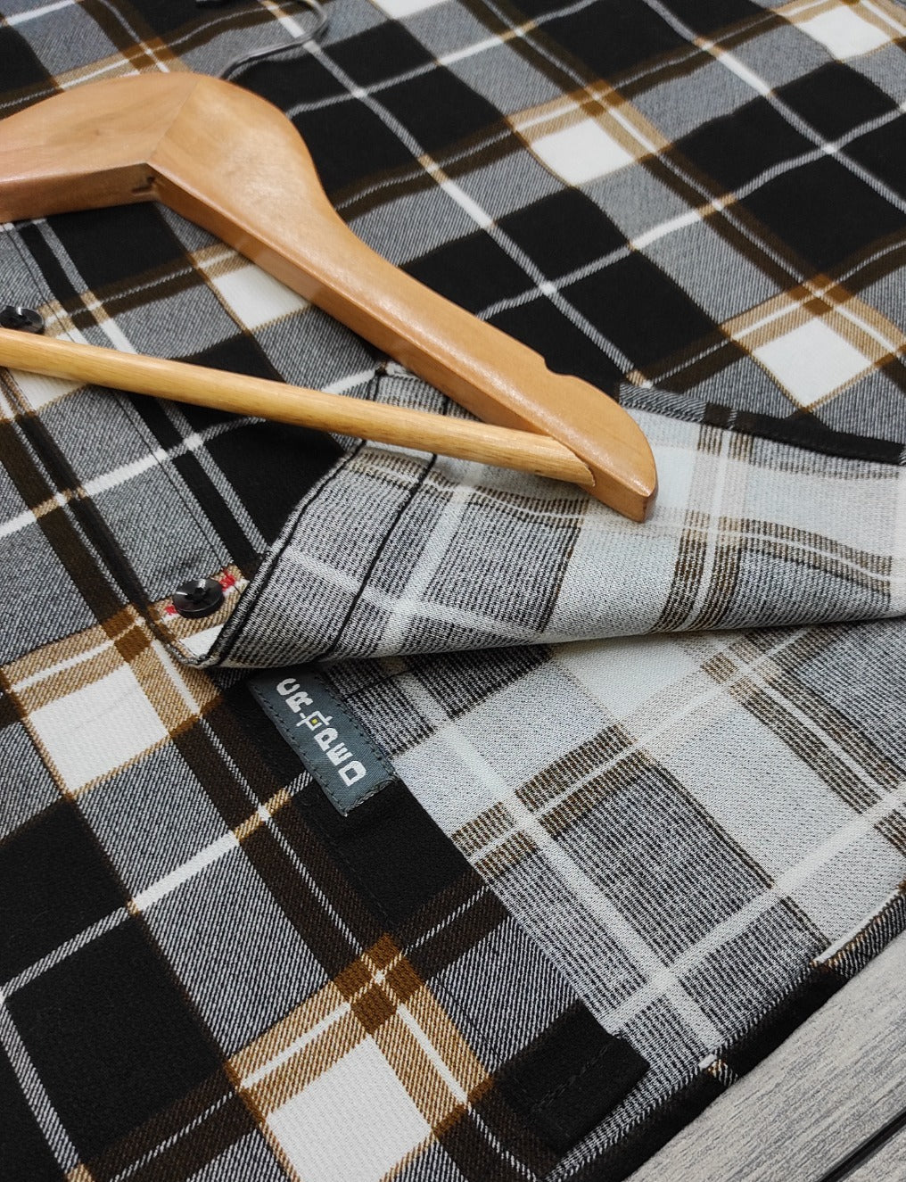 Croped Diesel Check Shirt