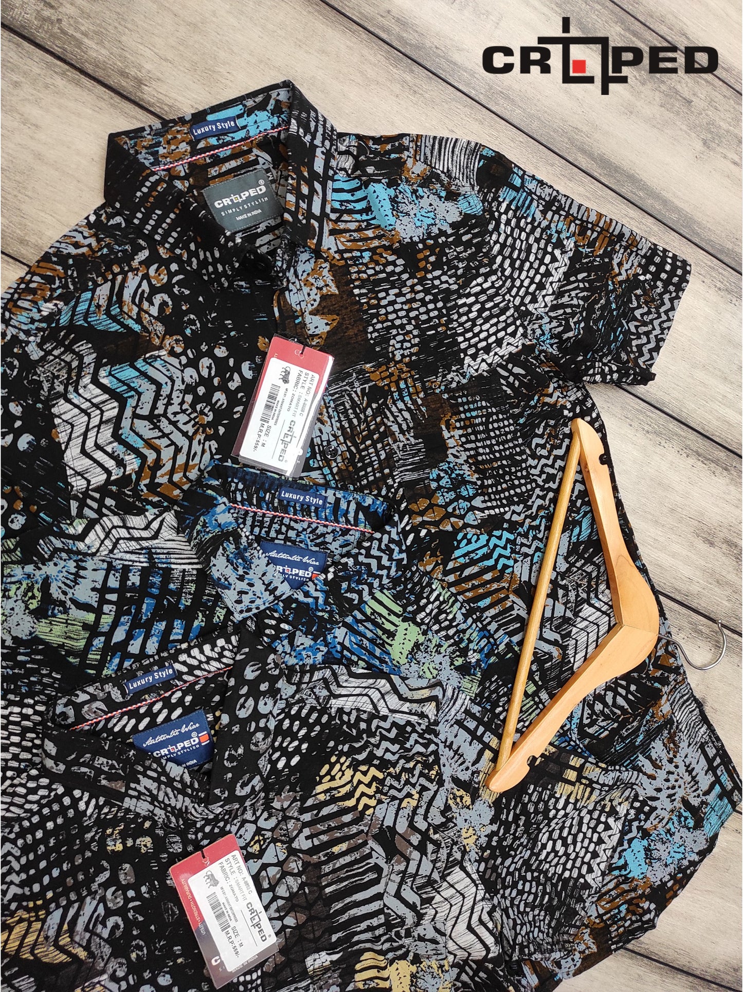 Croped Rayon Half Sleeve Shirts