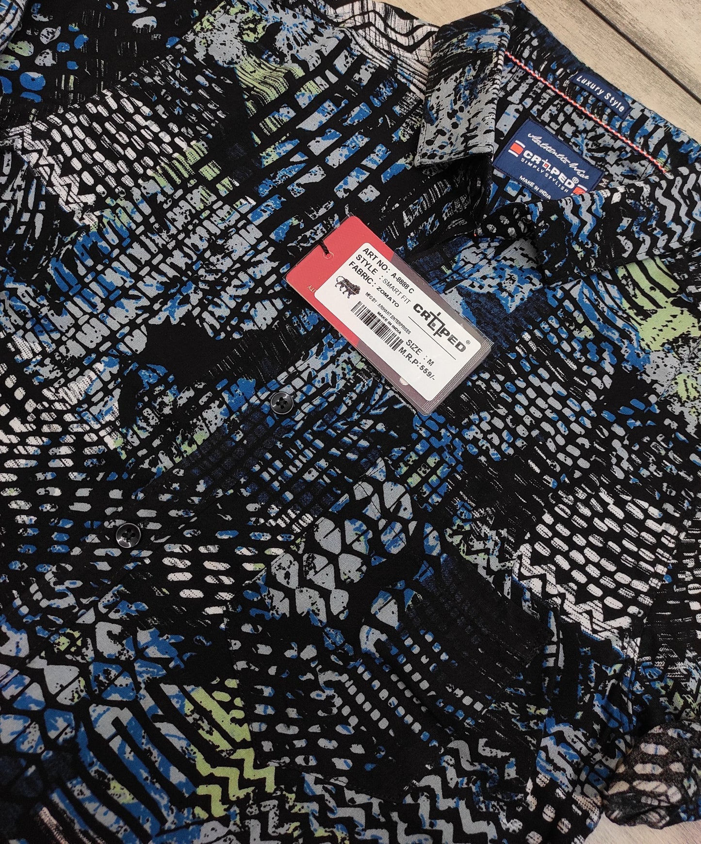 Croped Rayon Half Sleeve Shirts
