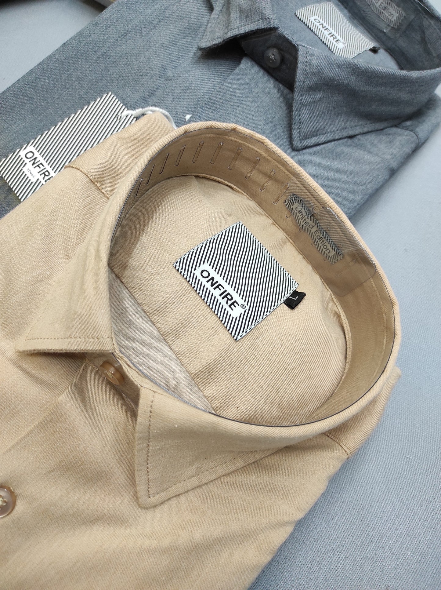 Onfire Milange Lycra Plain Shirt