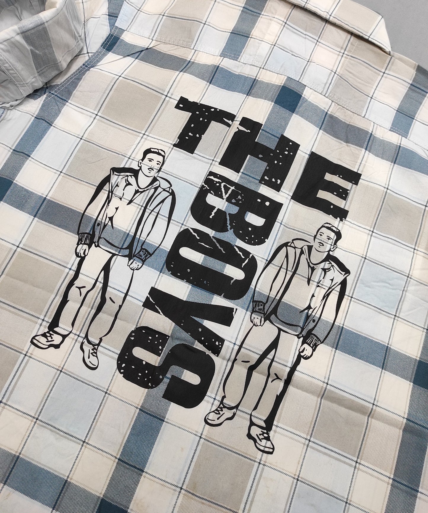 Croped Full Sleeves Checks Shirt