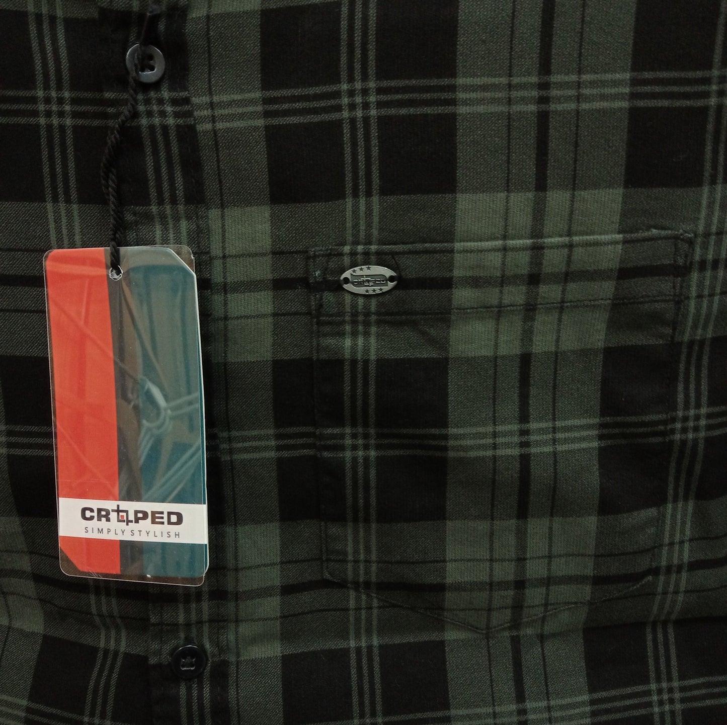 Croped Checks Full Sleeves Shirts