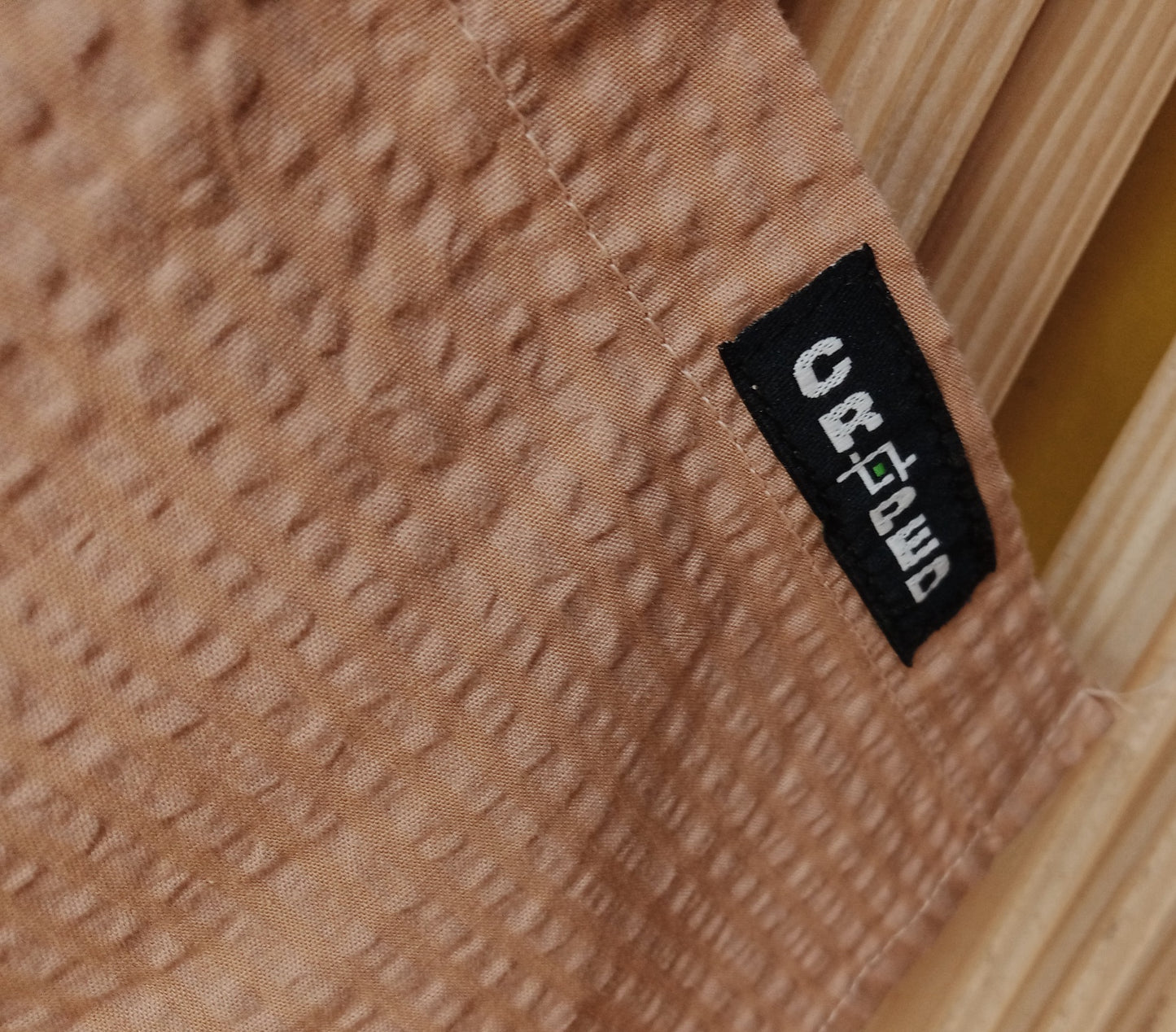 Croped Popcorn Plain Shirt