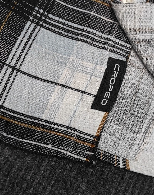 Croped Weekend Checks Shirt