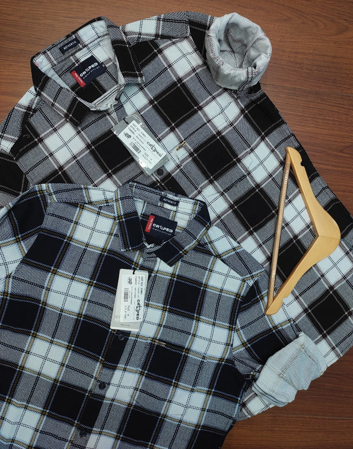 Croped Belgian Checks Shirt