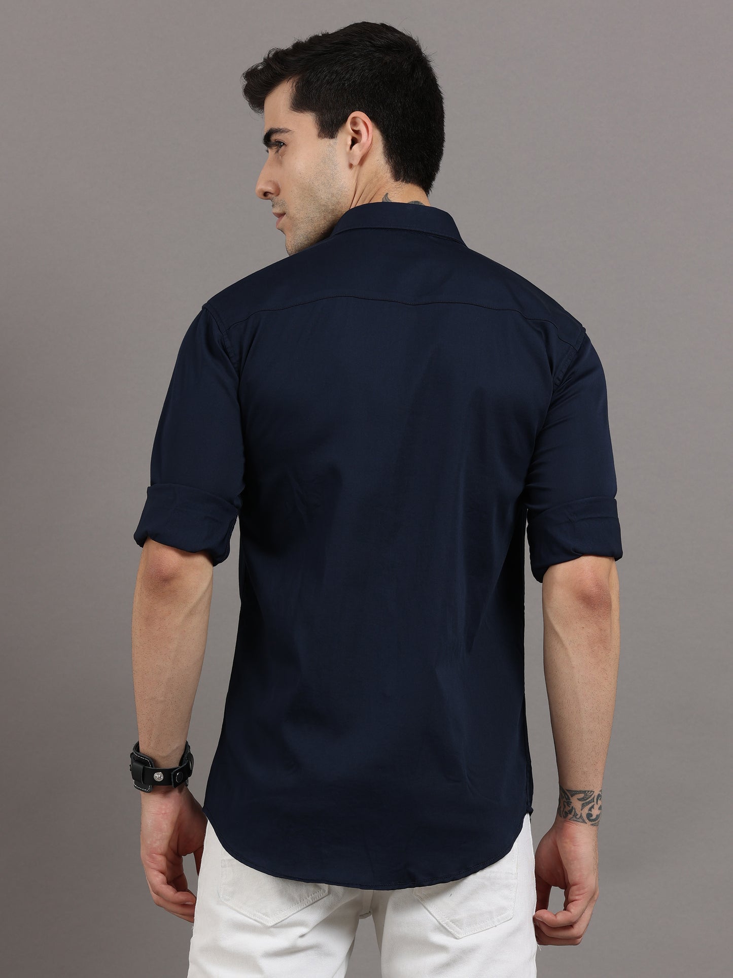 Onfire fancy designer shirt - Navy Blue