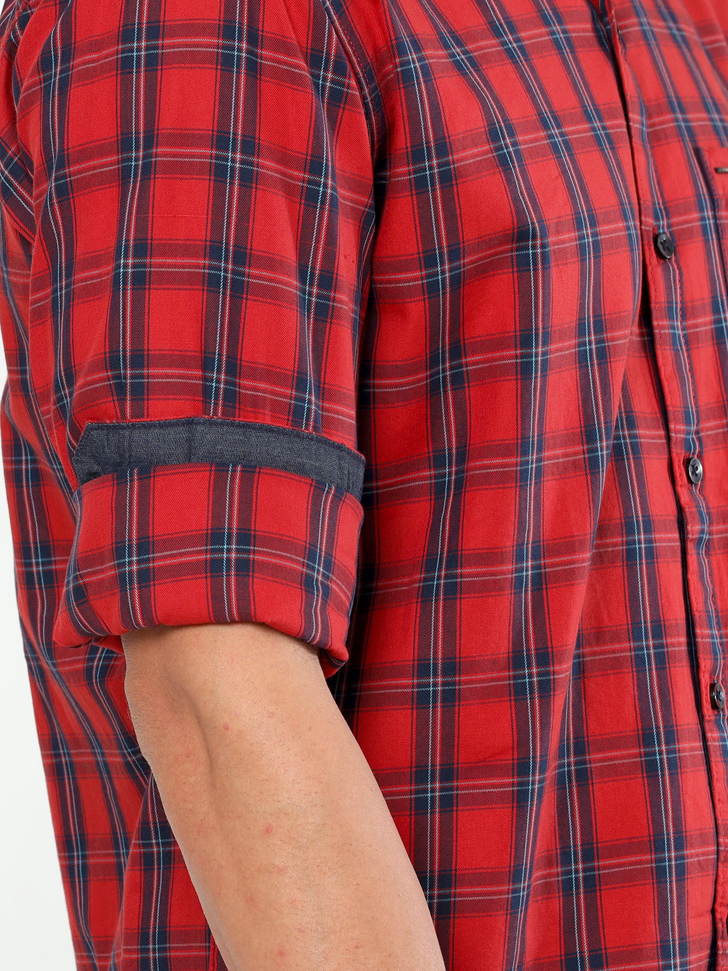 Onfire twill checks shirt Red/Blue