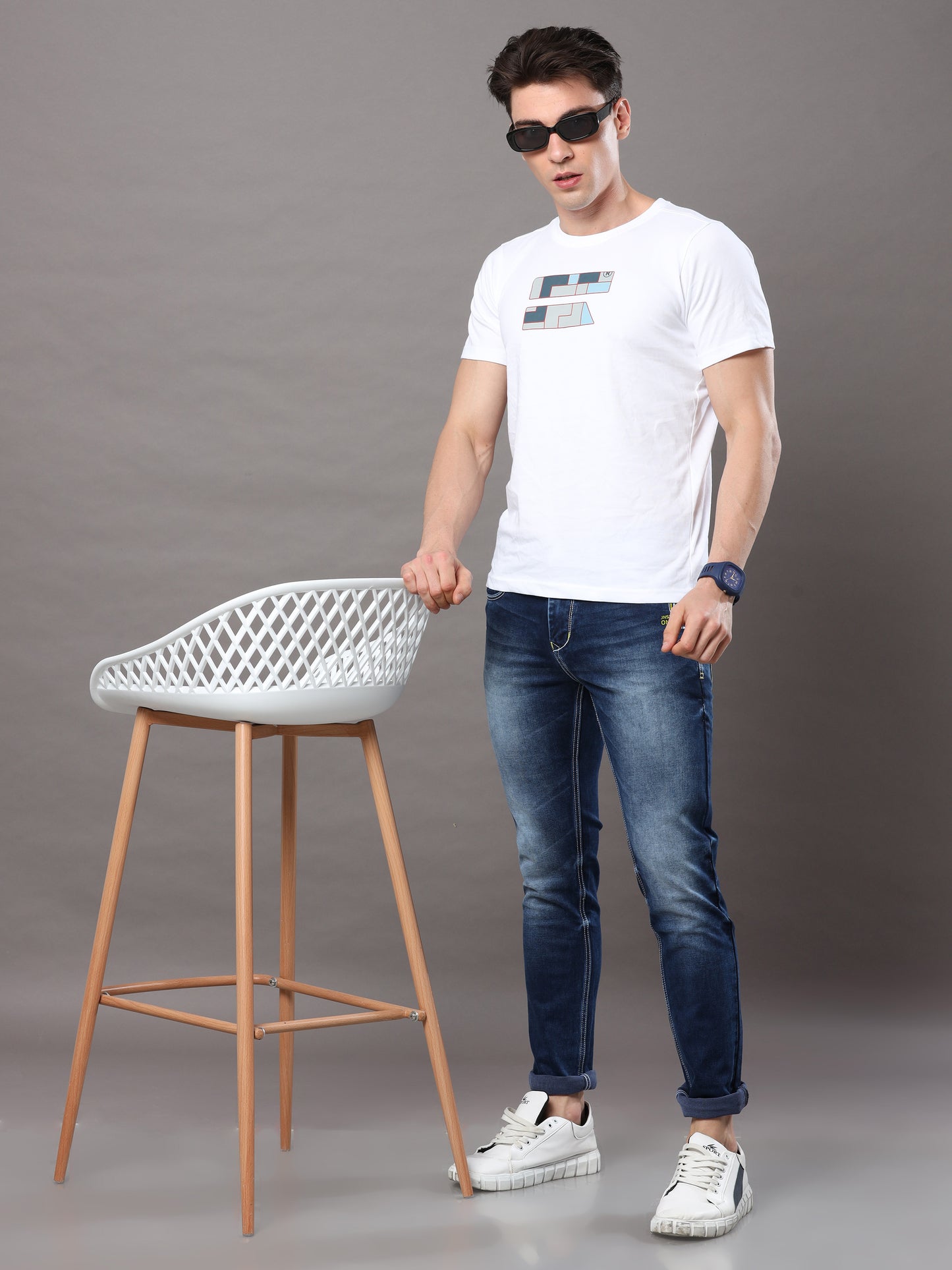 Onfire Arbour Dark Blue Skinny Jeans- A1620A