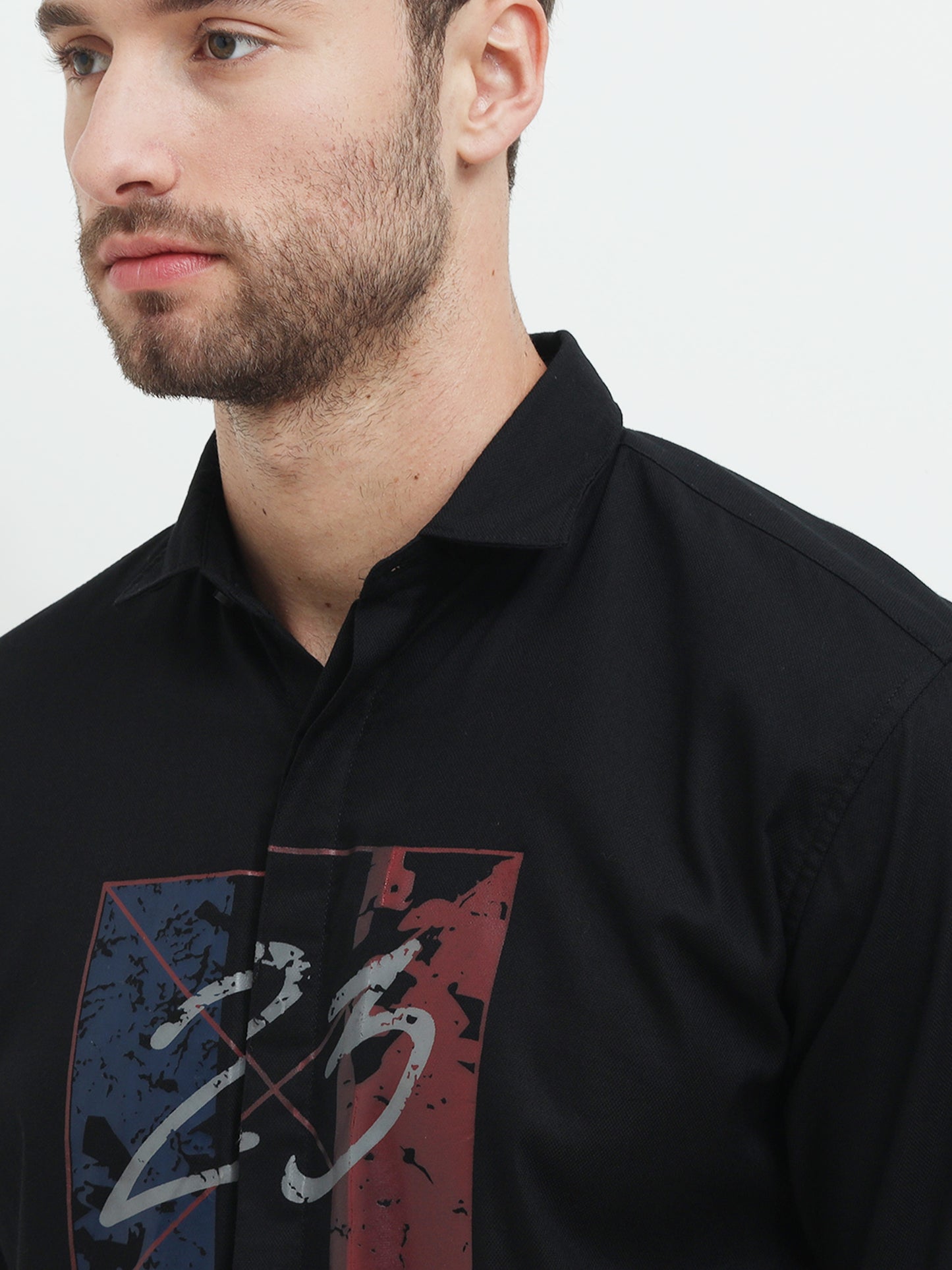 Onfire Designer Black Shirt