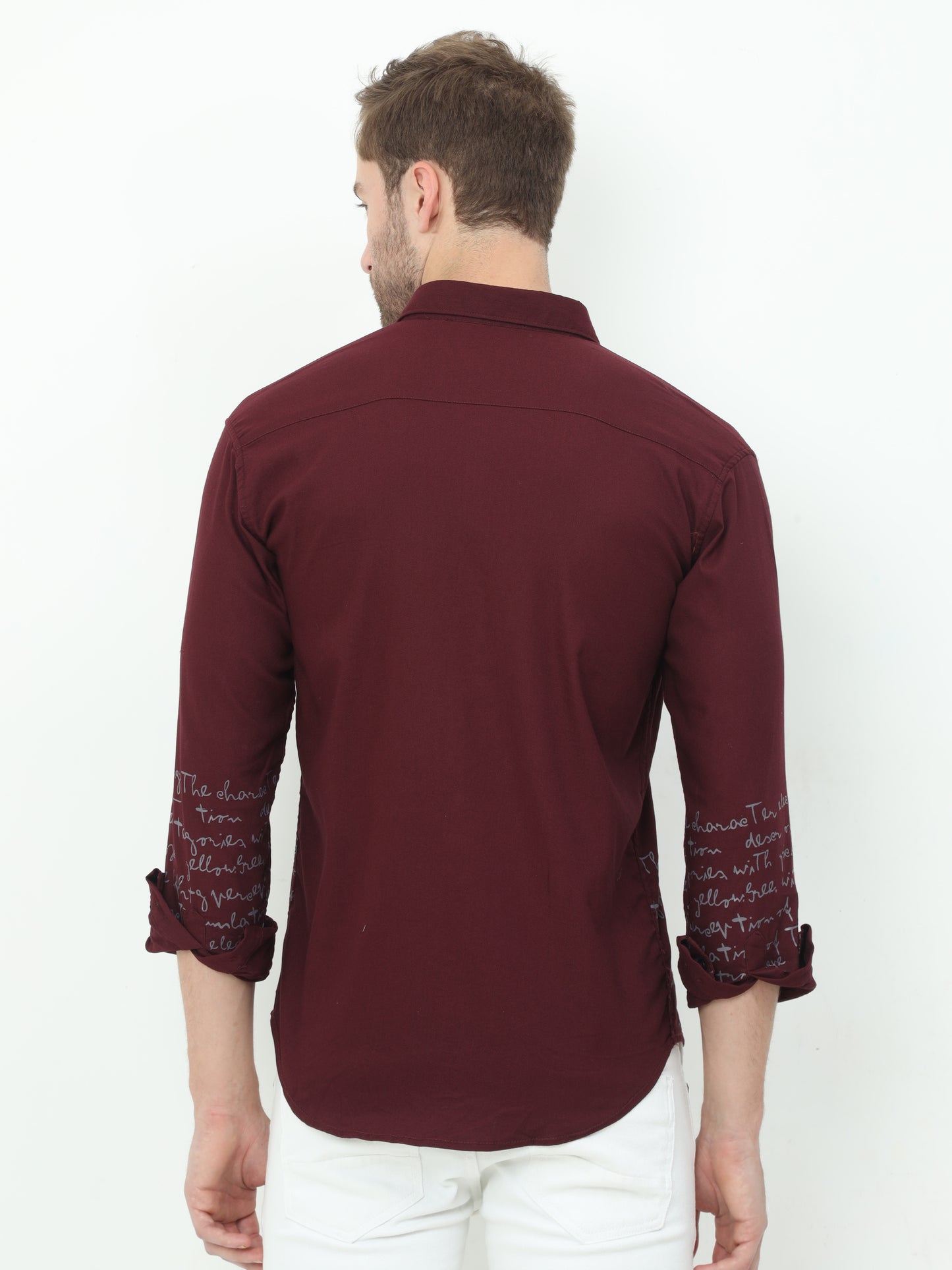 Onfire Mario Designer Maroon Shirt