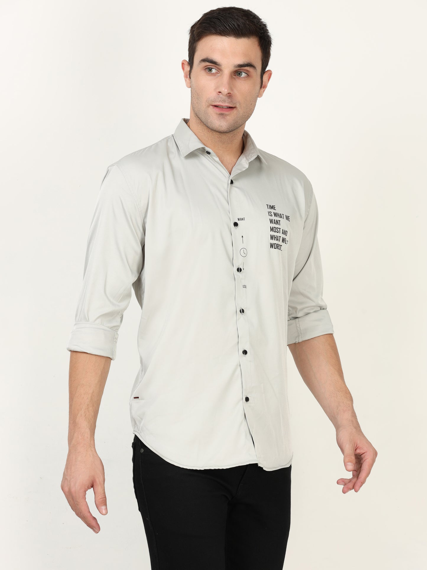 Onfire Designer Light Grey Shirt
