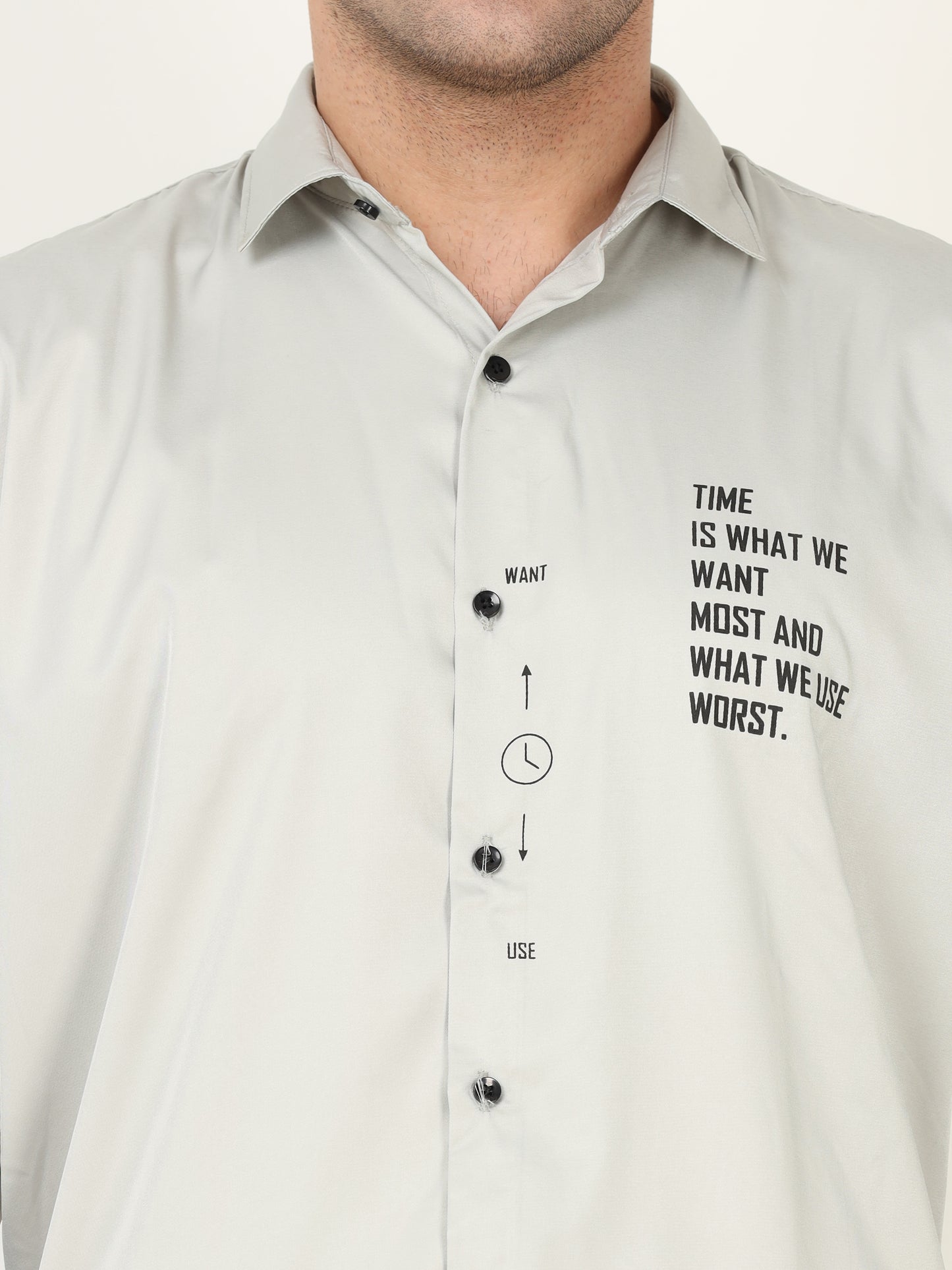 Onfire Designer Light Grey Shirt