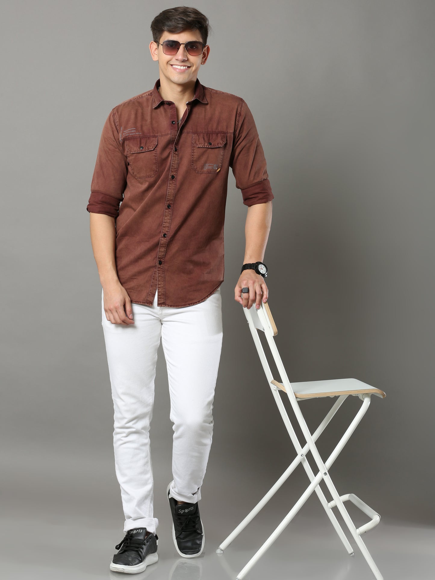Onfire Sulphur Cargo Rust Shirt