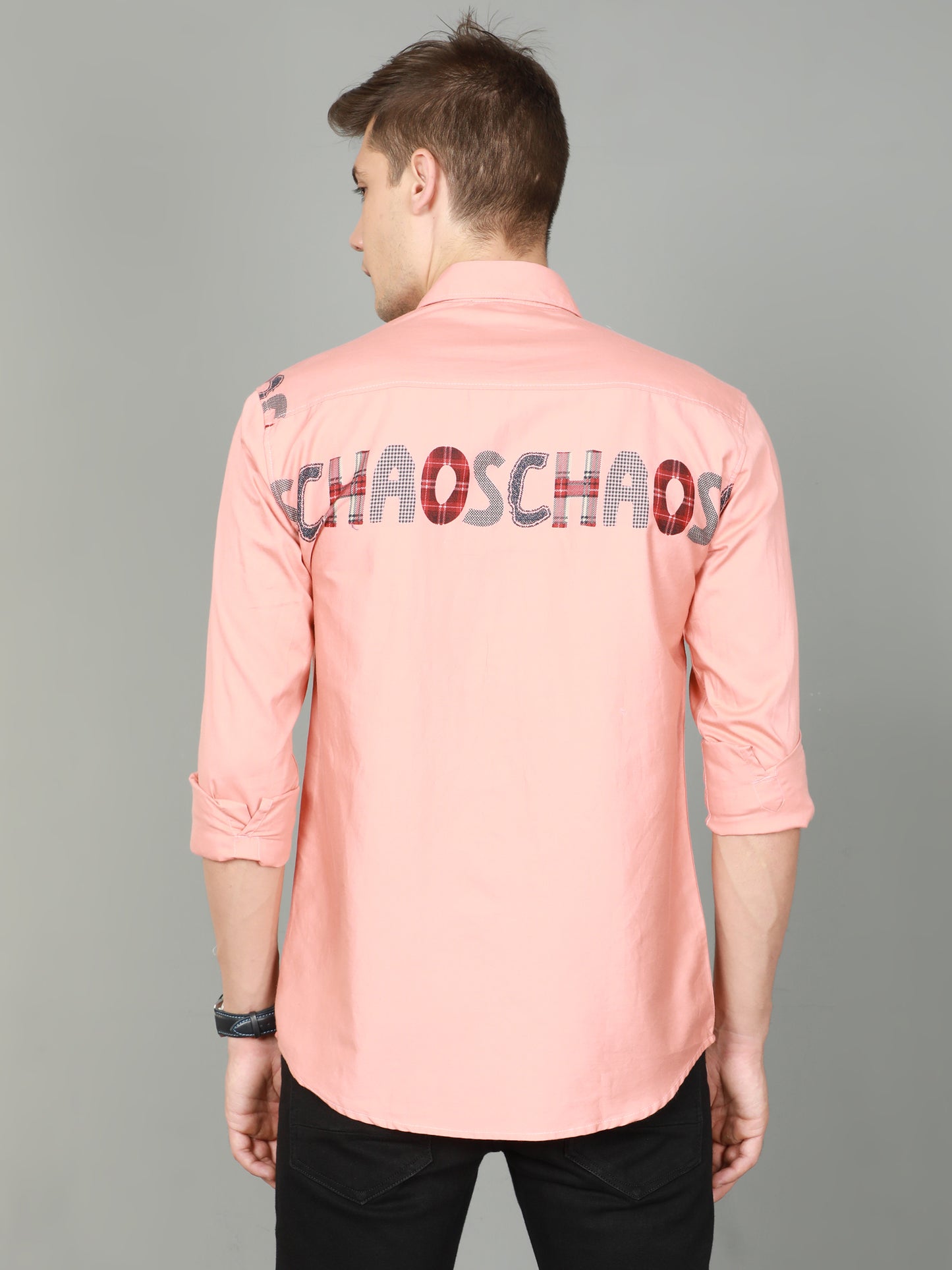 Onfire Designer Peach Shirt