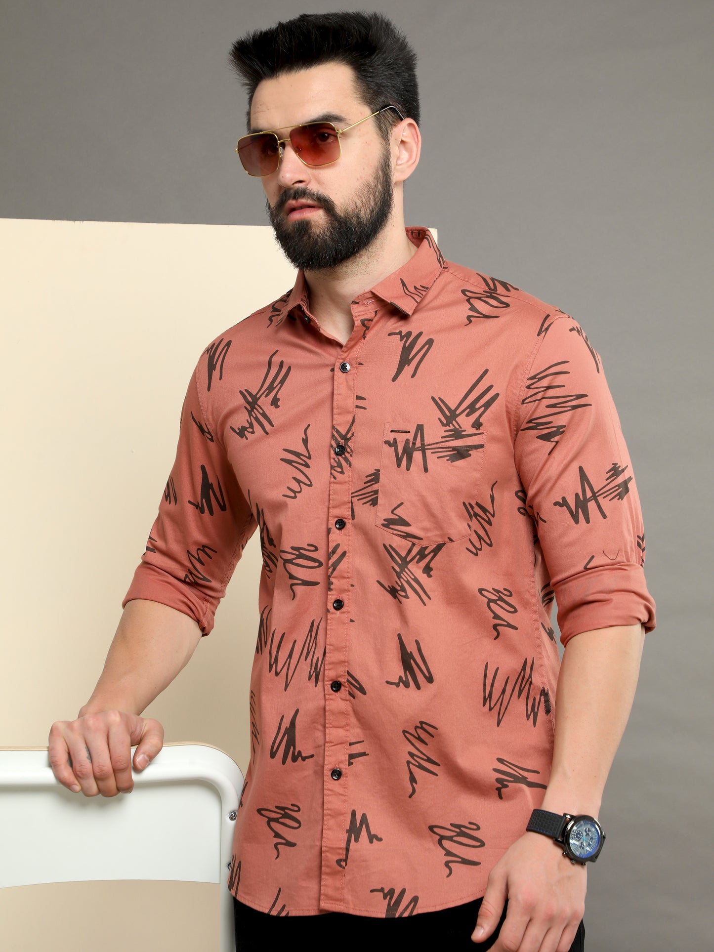 onfire lycra atlanta abstract print 2084 brick