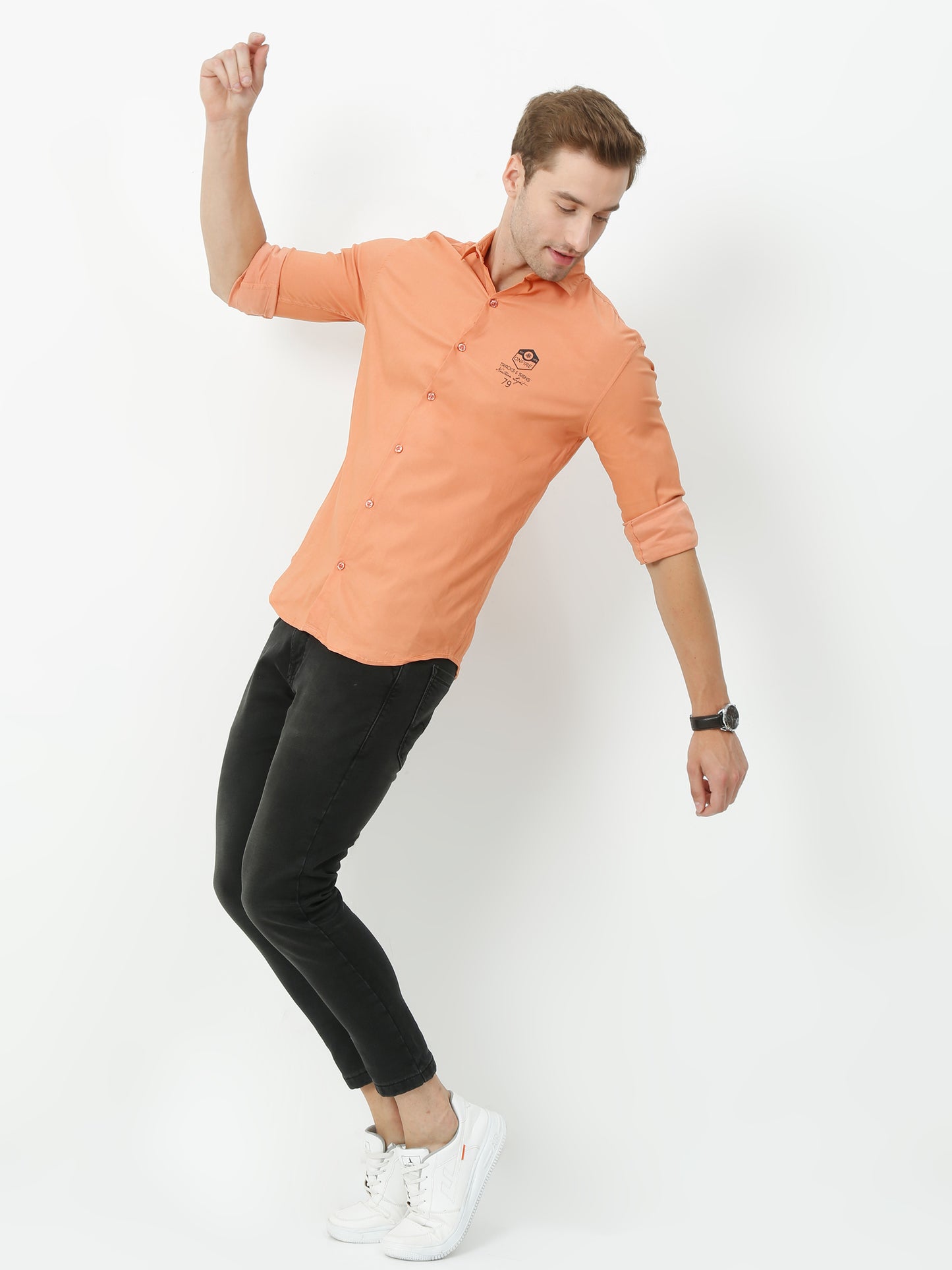 Onfire Designer Orange Shirt