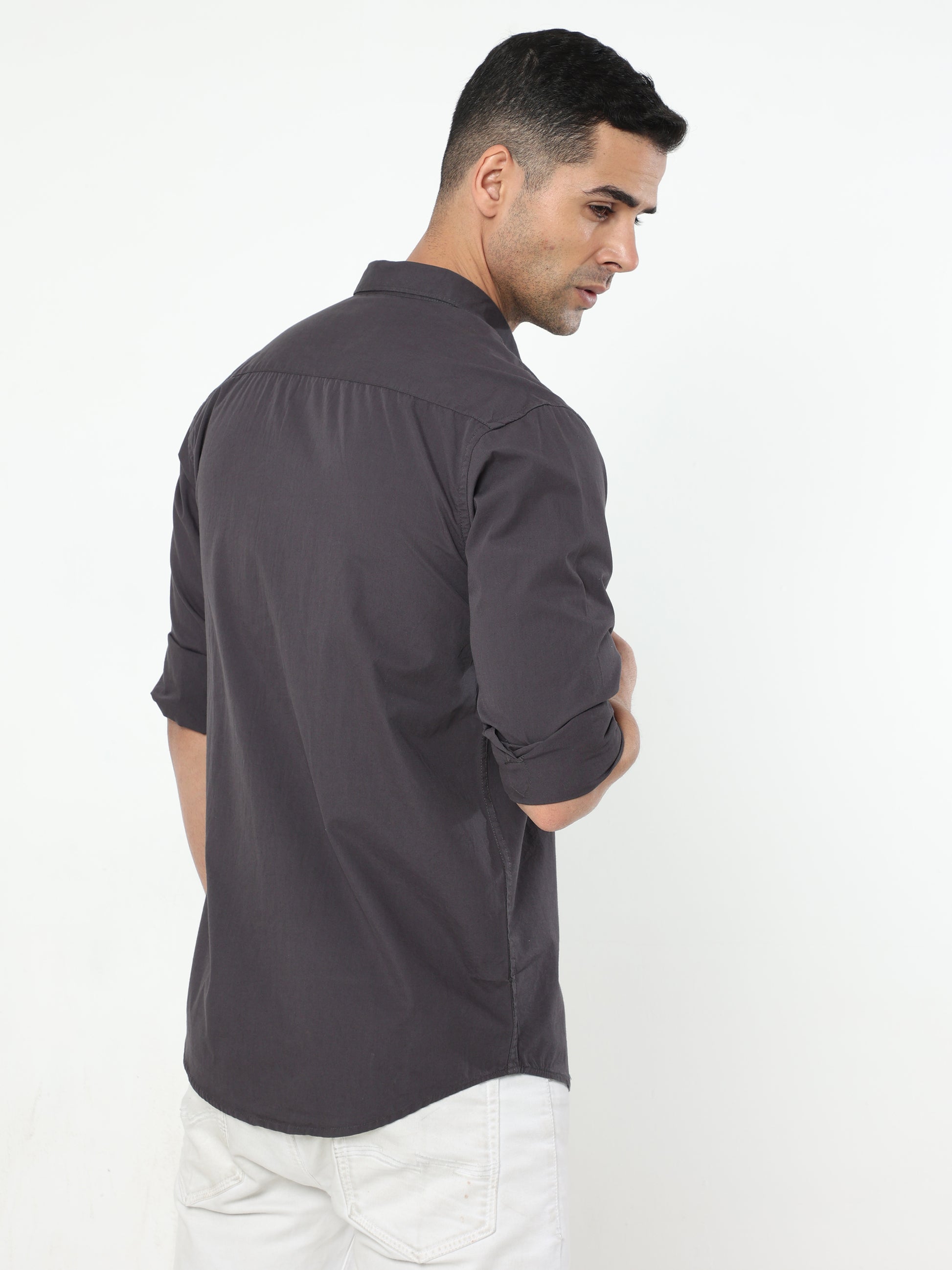 Onfire Solid Dark Grey Shirt