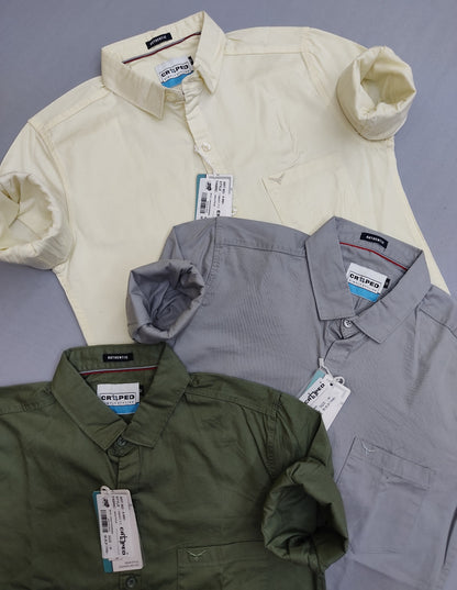 Croped Nautica Plain Shirt