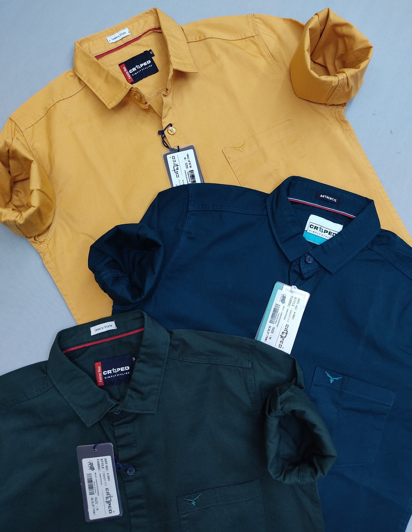 Croped Nautica Plain Shirt