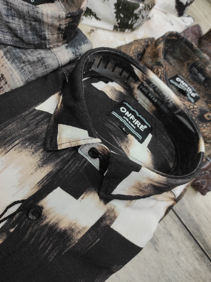 Onfire Burberry Digital Print Shirt