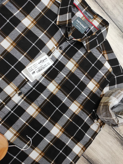 Croped Full sleeves Checks Shirts