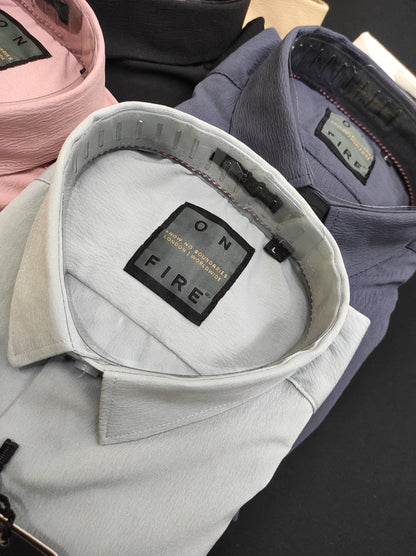 Onfire Imported Lycra Plain Shirt