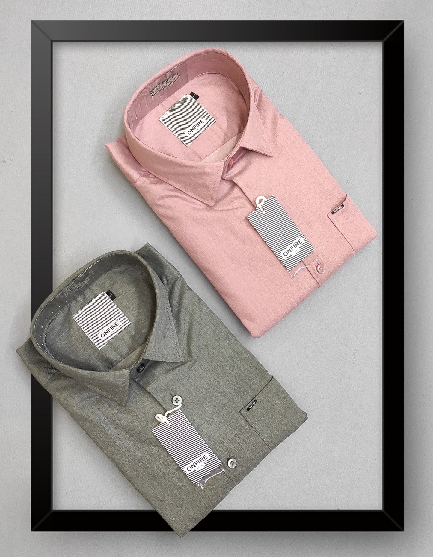 Onfire Milange Lycra Plain Shirt