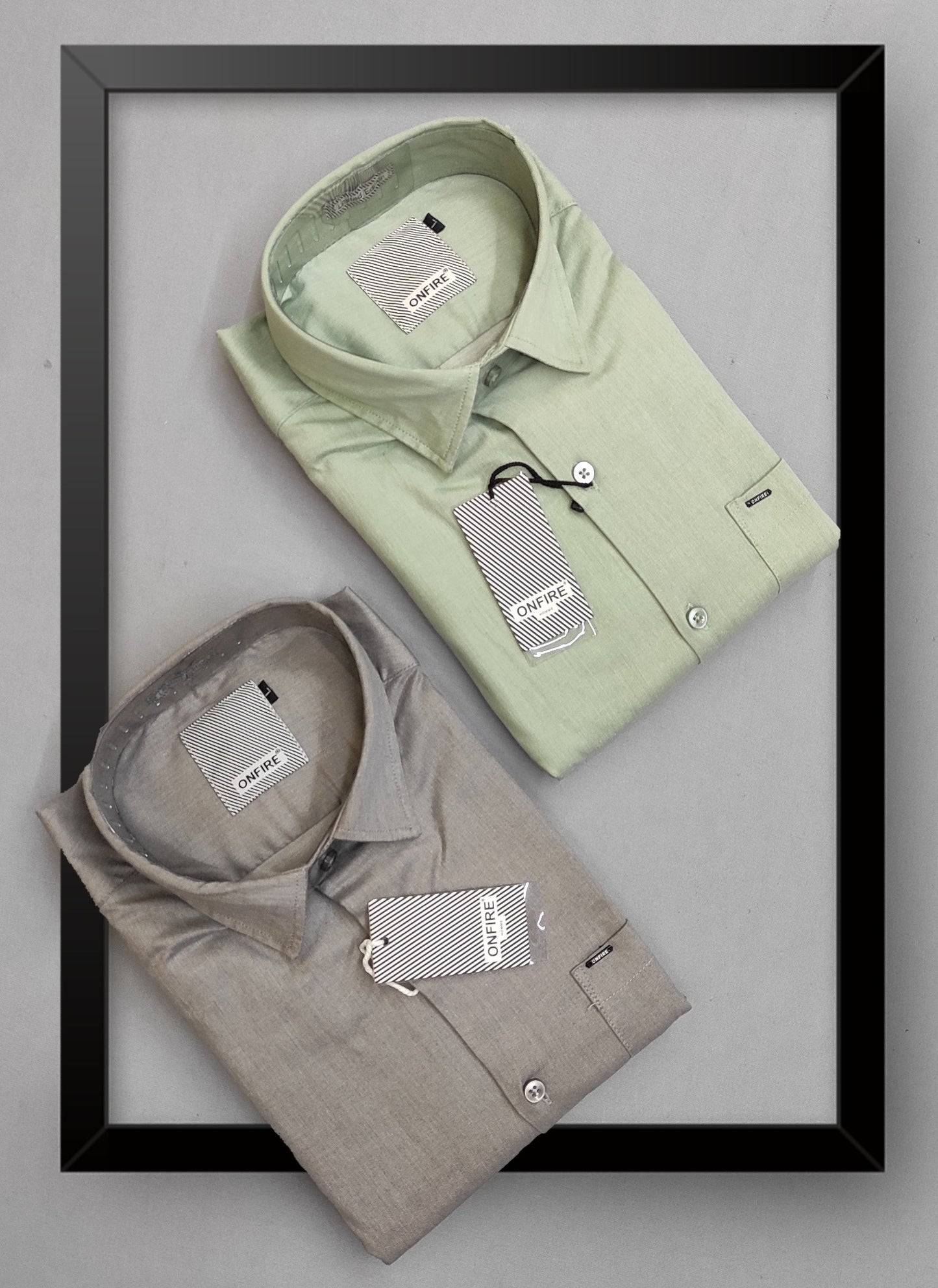 Onfire Milange Lycra Plain Shirt