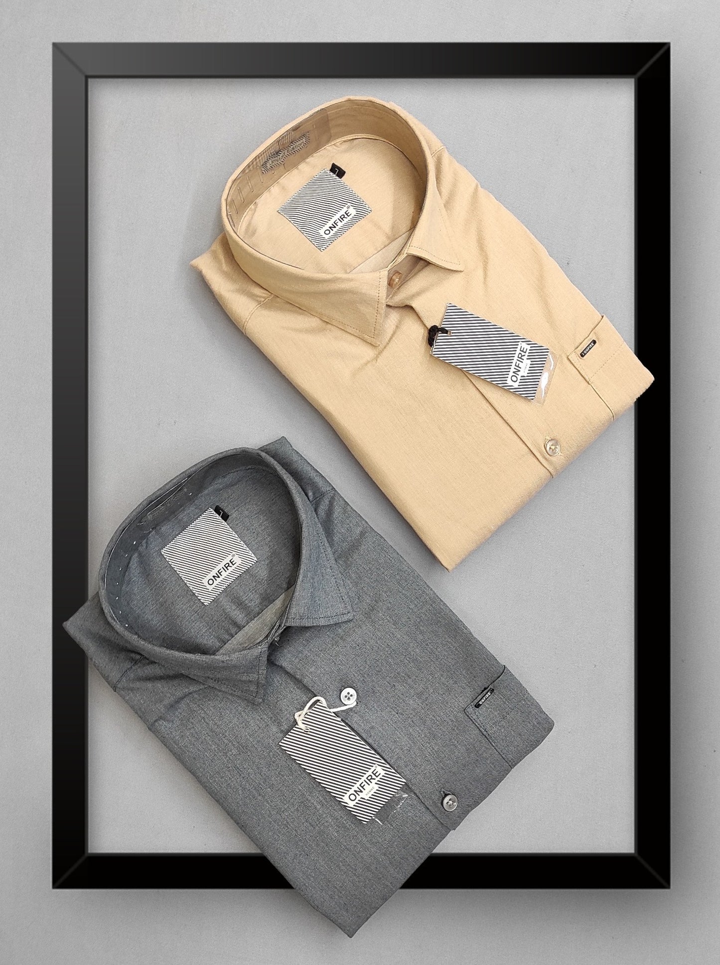 Onfire Milange Lycra Plain Shirt