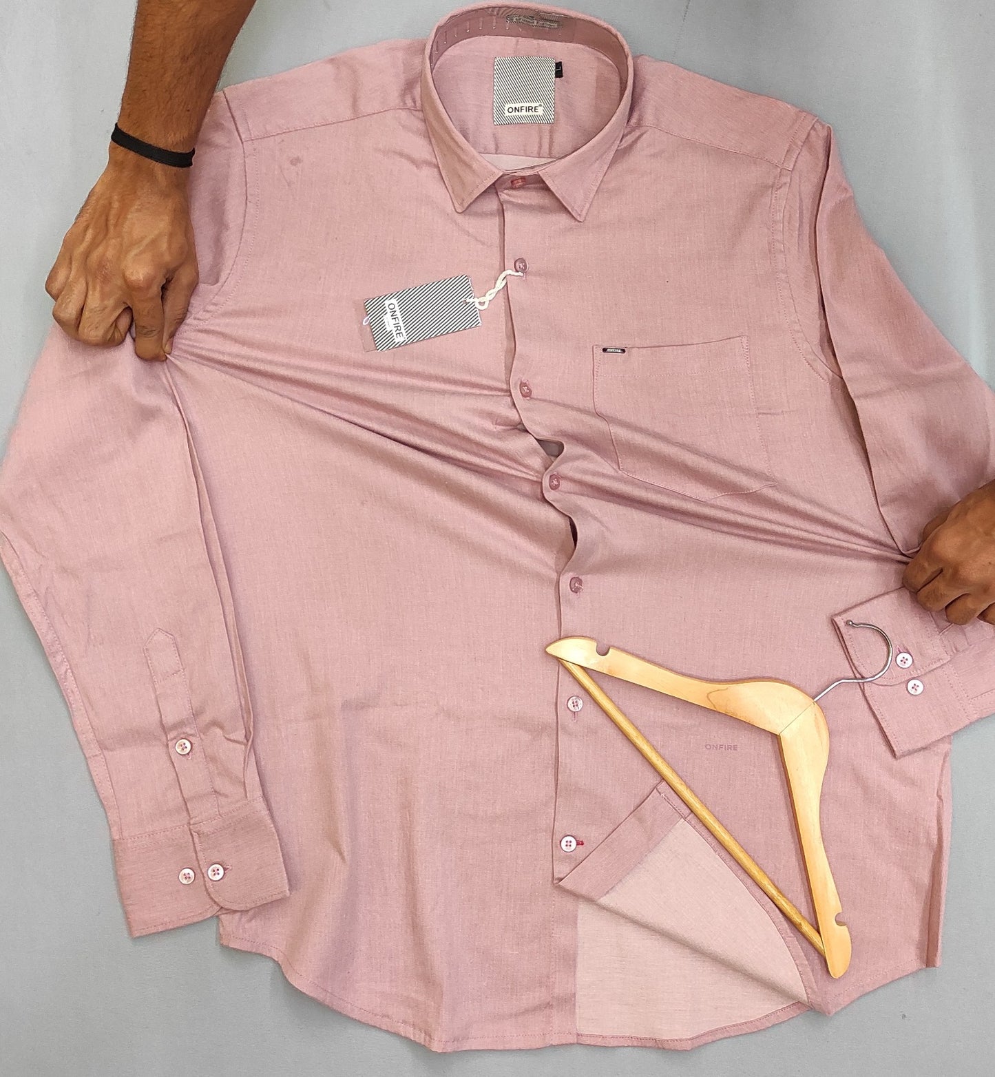 Onfire Milange Lycra Plain Shirt