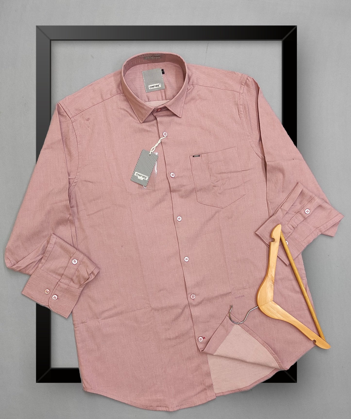 Onfire Milange Lycra Plain Shirt