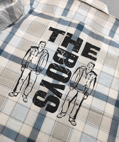 Croped Full Sleeves Checks Shirt