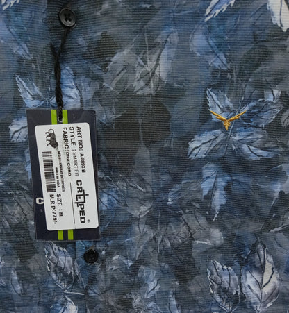 Croped Digital Print Shirt