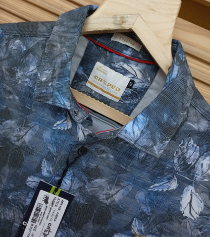 Croped Digital Print Shirt