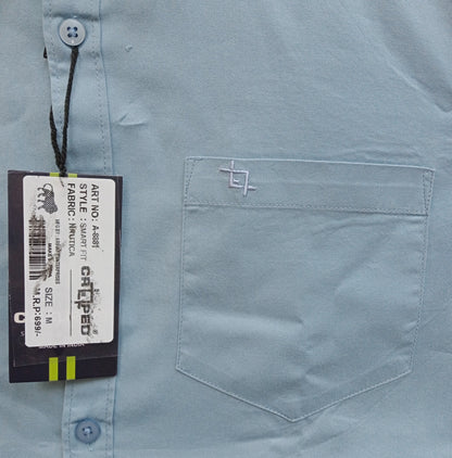 Croped Plain Full Sleeve Shirt