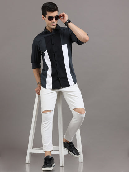 Onfire fancy designer shirt - Dark Grey
