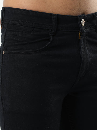 Onfire Black Denim Slim Fit 