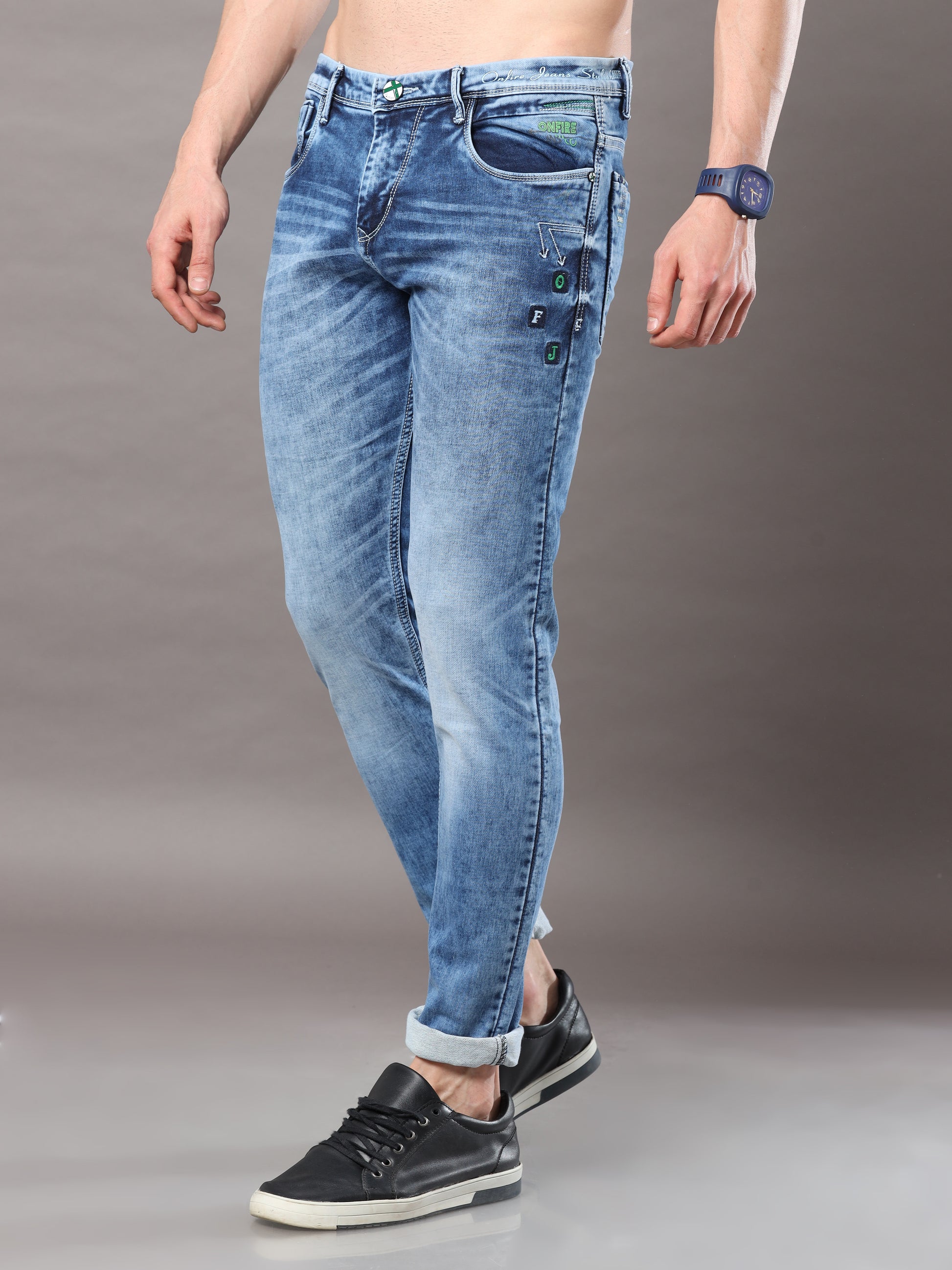 Onfire Light Blue Skinny Jeans