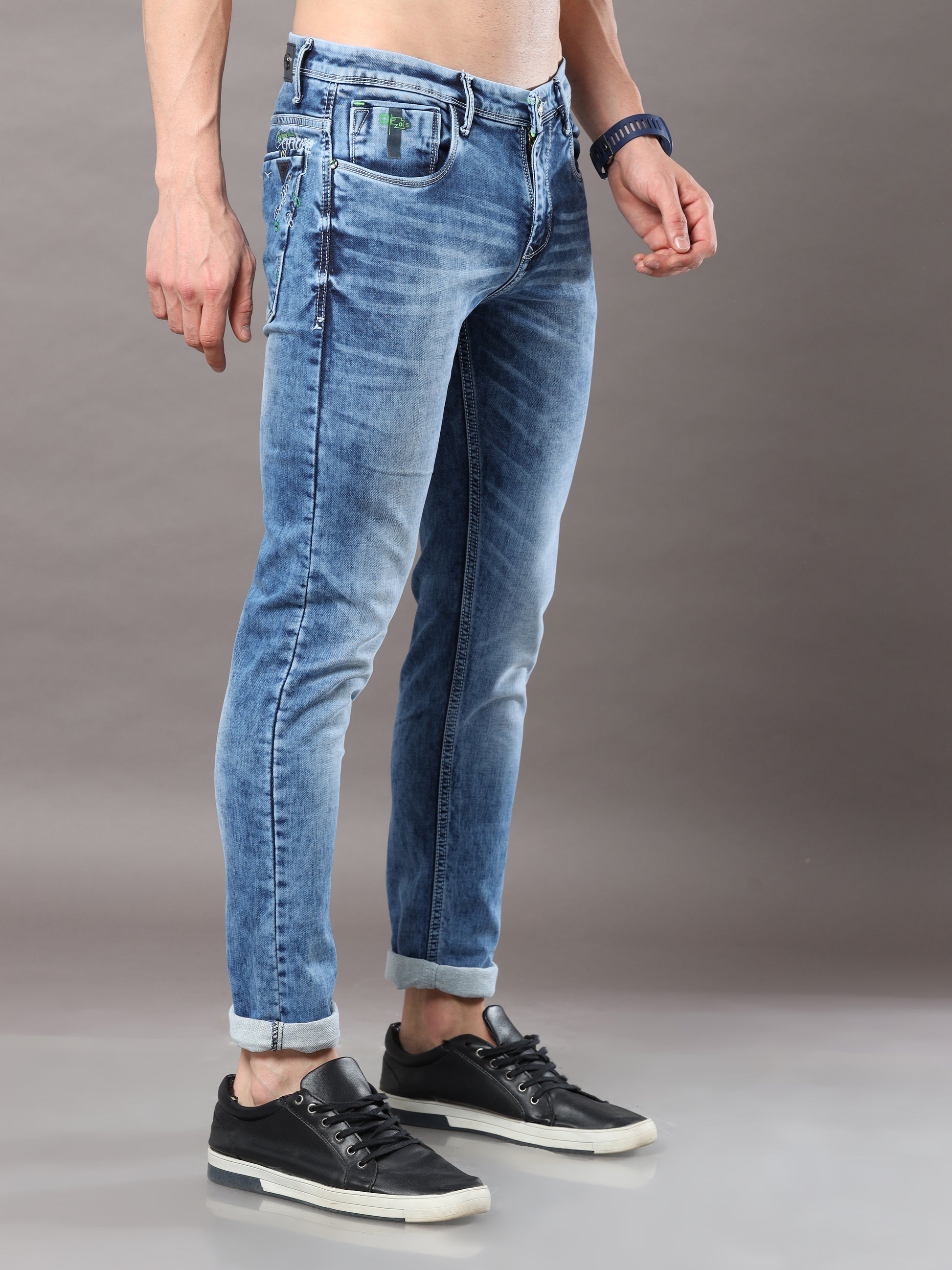 Onfire Light Blue Skinny Jeans