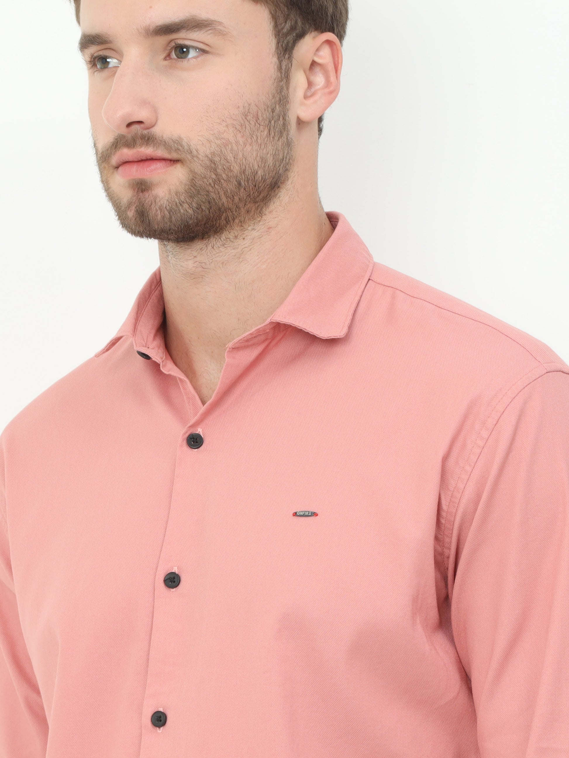 Onfire Designer Peach Shirt