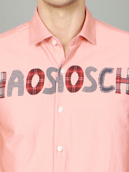 Onfire Designer Peach Shirt